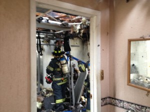 Schoffers Road Working Fire Exeter Twp.