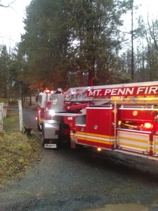 L1 assist Robeson on reported structure fire